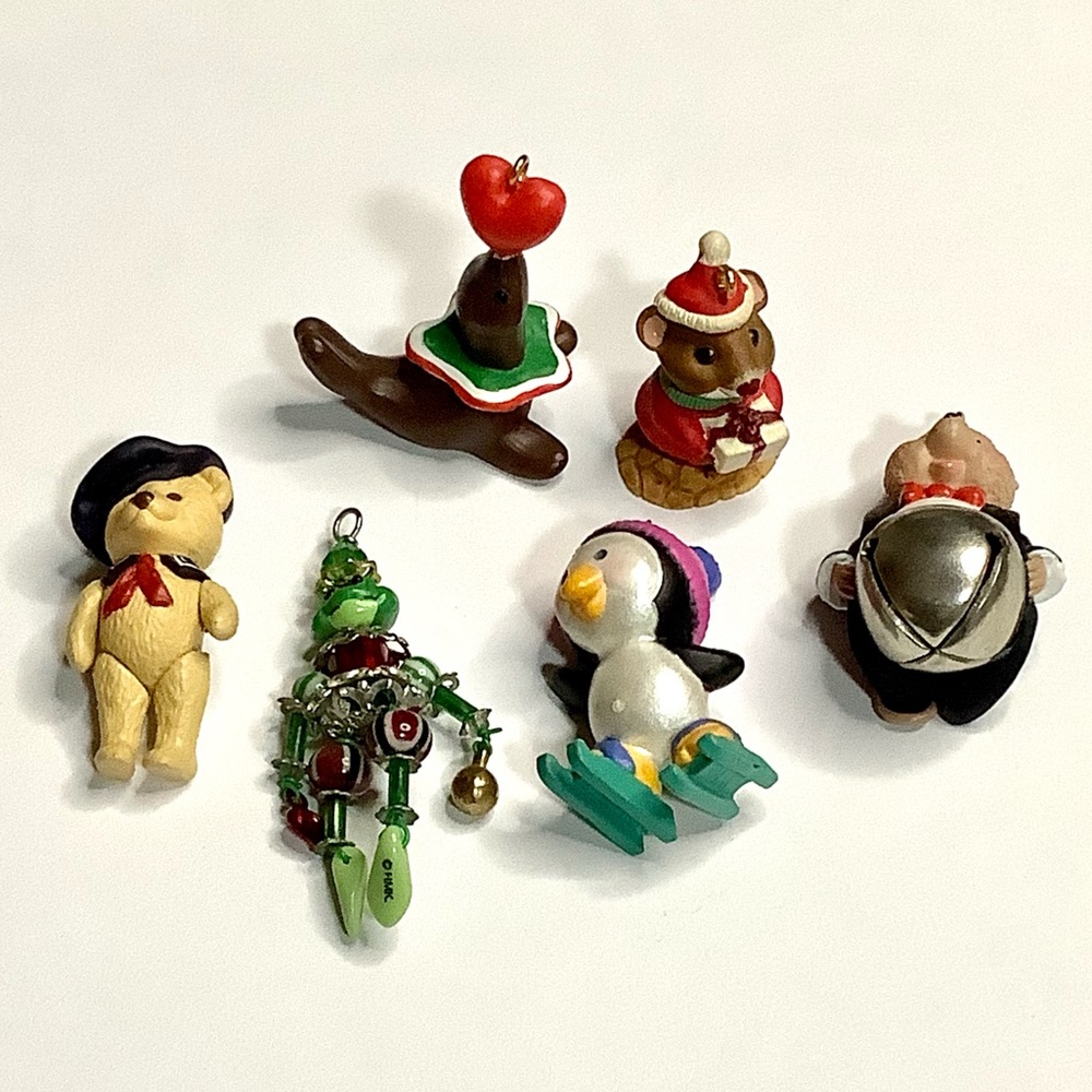 Vintage Hallmark Keepsake Animal Ornaments Bundle